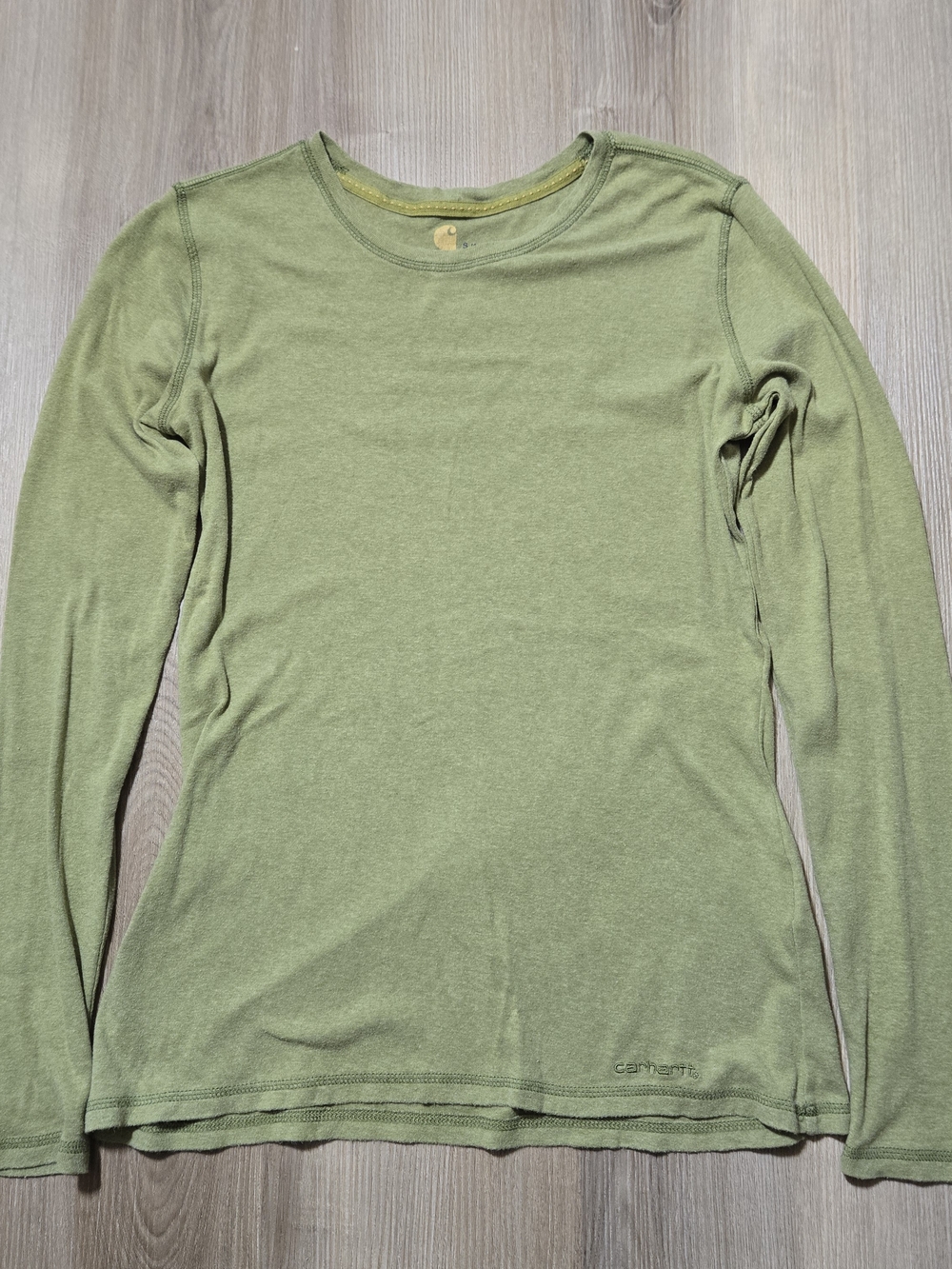 Carhartt Women’s Olive Green Long Sleeve Crew Tee